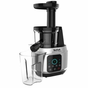 Storcator Tefal Juice N' Clean ZC420E38, 2 filtre, 0.8 L, 4 viteze, reverse, Easy Clean, Negru/Gri imagine