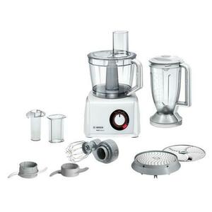 Robot de bucatarie Bosch MC812W501, 1000 W, Bol 3.9 L, Blender 1.5 L, 2 Viteze (Alb) imagine