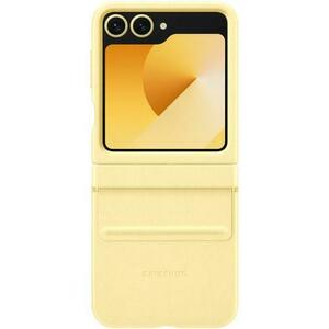 Husa de protectie Samsung Kindsuit Case EF-VF741PYEGWW, Piele, pentru Samsung Galaxy Z Flip 6 (Galben) imagine