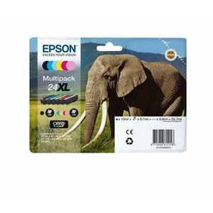 Cartus Cerneala Epson 24XL, 8.7 / 9.8 ml color, 10 ml negru imagine