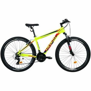 Bicicleta MTB Colinelli 2723, Schimbator Shimano ST-EF500, 21 Viteze, Cadru Aluminiu, Marimea S, Roti 27.5inch, Frane V - Brake (Verde) imagine