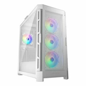 Carcasa Cougar Duoface PRO RGB, Middle Tower, Fara sursa, ATX, E-ATX (Alb) imagine