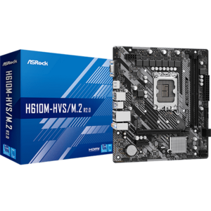 Placa de baza ASRock H610M-HVS/M.2 R2.0, Intel H610, LGA 1700, mATX imagine