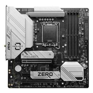 Placa de baza MSI B760M PROJECT ZERO, Intel B760, LGA 1700, mATX imagine