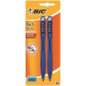 Pix Bic BU3 Grip Albastru, 2 buc/set imagine