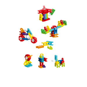 Set de constructie STEAM in cutiuta - Fun Blocks (26 piese) imagine