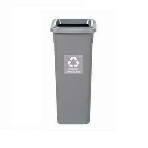 Cos plastic reciclare selectiva PLAFOR Fit, capacitate 75l (Gri) imagine