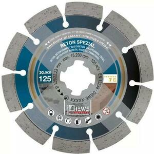 Disc diamantat Diewe SQ-96105, 125 mm (Argintiu) imagine