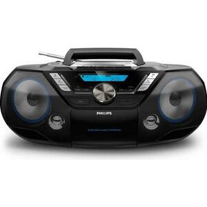 Sistem Audio Philips AZB798T/12, 12 W RMS, CD/MP3 Player, Bluetooth, USB (Negru) imagine