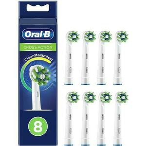 Rezerva periuta de dinti electrica Oral-B EB50-8 Cross Action Clean Maximiser, 8 buc (Alb) imagine