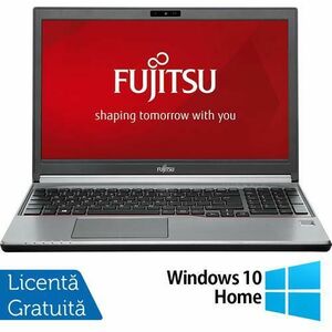 Laptop Refurbished FUJITSU SIEMENS Lifebook E756, Intel Core i7-6500U 2.50GHz, 8GB DDR4, 240GB SSD, 15.6 Inch HD, Webcam, Tastatura Numerica + Windows 10 Home imagine