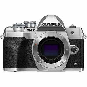 Aparat foto Mirrorless Olympus E-M10 Mark IV body, Micro 4/3, vizor electronic, stabilizare 5 axe, 4K, Wi-Fi&Bluetooth®, Argintiu imagine