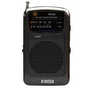 Radio portabil Noveen PR150, AM / FM, 1W, antena telescopica, casti de 3.5 mm (Negru) imagine