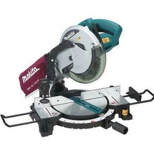 Fierastrau circular de banc Makita MLS100N, 1500 W, 4200 rpm, 255 mm (Albastru/Argintiu) imagine