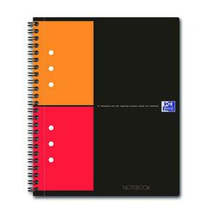 Caiet cu spirala OXFORD Int. Notebook matematica, A5+, 80 file-80g/mp, Scribzee, coperta carton rigid imagine