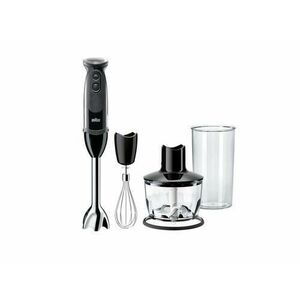 Blender de mana Braun MultiQuick 5 MQ 5235 BK, 1000 W, Tocator 0.5 l, Pahar 0.6 l, (Negru) imagine