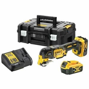 Masina multifunctionala DeWalt DCS356P2-QW, acumulator li-ion, 18 V, 5.0 Ah, 20000 rpm, valiza (Galben/Negru) imagine