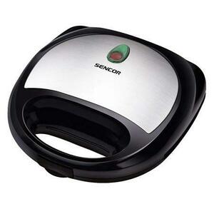 Sandwich maker SENCOR 5in1 SSM9510SS, 700W, Siguranta termica, Control automat al temperaturii (Negru/Argintiu) imagine