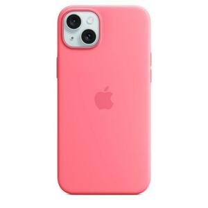 Husa Protectie Spate Apple MWNE3ZM/A pentru iPhone 15 Plus, Silicon, MagSafe (Roz) imagine