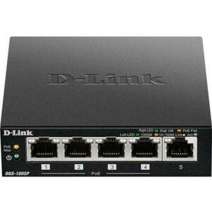 Switch D-Link DGS-1005P, Gigabit, 5 Porturi imagine