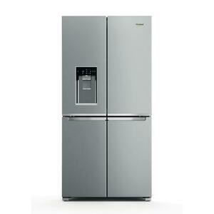 Side by Side Whirlpool WQ9I MO1L, 592 l, No Frost, Clasa F, Dozator de gheata, H 186 cm (Inox) imagine