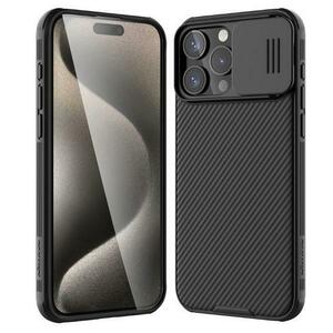 Husa pentru Apple iPhone 16 Pro, Nillkin, CamShield Pro, Neagra imagine