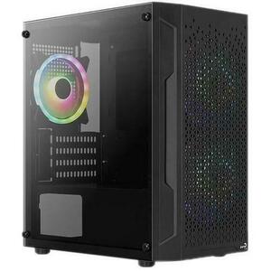 Carcasa Aerocool Trinity V2, Mini Tower, Tempered glass (Negru) imagine