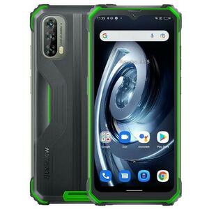 Telefon Mobil Blackview BV7100, Procesor Octa-Core Mediatek MT6769Z Helio G85, IPS LCD 6.58inch, 6GB RAM, 128GB Flash, Camera Tripla 12+8+2MP, Wi-Fi, 4G, Dual Sim, Android (Negru/Verde) imagine