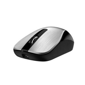 Mouse reincarcabil Genius, ECO-8015, 800/1600 DPI, Argintiu imagine