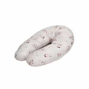 Perna multifunctionala Lorelli Beige Bunnies, bumbac ranforce, 190 cm imagine