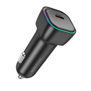 Incarcator Auto Cu Cablu Lightning Borofone BZ28 Trophie, 30 W, 3 A, USB-C (Negru) imagine