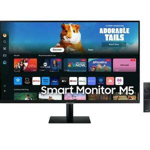 Monitor VA LED Samsung 27inch LS27DM500EUXDU, Full HD (1920 x 1080), Boxe, Bluetooth, HDMI, 4 ms (Negru) imagine