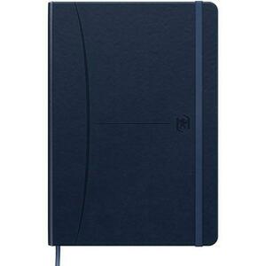 Caiet cu elastic OXFORD Signature Smart Journal, A5, 80 file-90g/mp, Scribzee, dictando, Albastru imagine