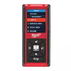 Telemetru cu laser Milwaukee LDM 45, 45 m domeniu masurare, ± 1.5 precizie, laser clasa 2, saculet pentru transport, 2 x AAA imagine