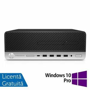 Calculator Sistem PC Refurbished HP ProDesk 600 G4 SFF, Intel Core i5-8500 3.00 - 4.10GHz, 16GB DDR4, 512GB SSD + Windows 10 Pro imagine