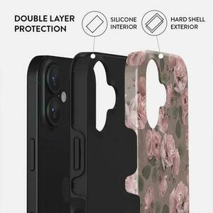 Husa Dual Layer Vintage Glamour Burga pentru iPhone 16 Plus, Multicolor imagine