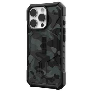 Husa Pathfinder SE MagSafe UAG pentru iPhone 16 Pro Max, Midnight Camo, Gri imagine