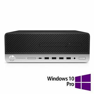 Calculator Sistem PC Refurbished HP ProDesk 600 G4 SFF, Intel Core i7-8700 3.20 - 4.60GHz, 16GB DDR4, 512GB SSD + Windows 10 Pro imagine