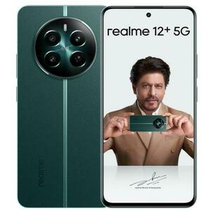 Telefon Mobil Realme 12+, Procesor Mediatek Dimensity 7050 Octa-Core, AMOLED 6.67inch, 8GB RAM, 256GB Flash, Camera Tripla 50 + 8 + 2 MP, Wi-Fi, 5G, Dual SIM, Android (Verde) imagine