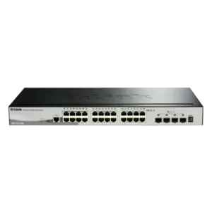 Switch D-Link DGS-1510-28X cu management fara PoE 24x1000Mbps-RJ45 + 4x10GbE SFP imagine