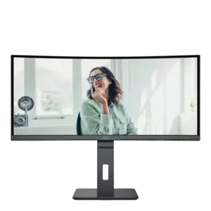 Monitor LED AOC CU34P3CV 34" Curbat WQHD 4ms Negru imagine