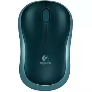 Mouse Wireless Logitech M185 Blue imagine