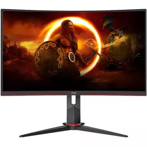 Monitor LED AOC CQ27G2S/BK 27" Curbat QHD 165Hz 1ms HDMI DP Black imagine