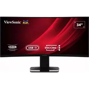 Monitor LED Viewsonic VC3419C 34" Curbat UWQHD 3.5ms Negru imagine