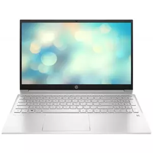 Notebook HP 15s-fq5026nq 15.6" Full HD Intel Core i5-1235U RAM 16GB SSD 512GB FreeDOS Argintiu imagine