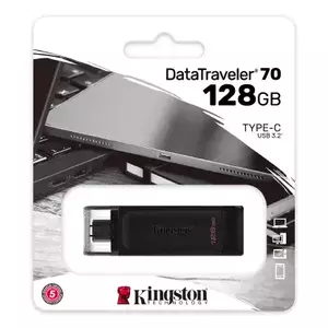 Flash Drive Kingston DataTraveler 70 128GB USB 3.2 Type-C imagine