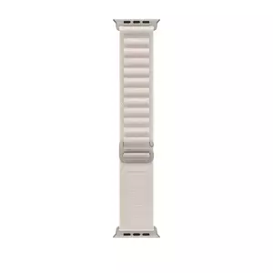 Curea Smartwatch Apple pentru Apple Watch 49mm Band: Starlight Alpine Loop - Small imagine