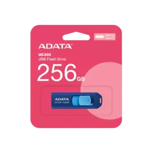 Flash Drive A-Data UC300 256GB USB 3.2 Gen1 Type-C Blue imagine