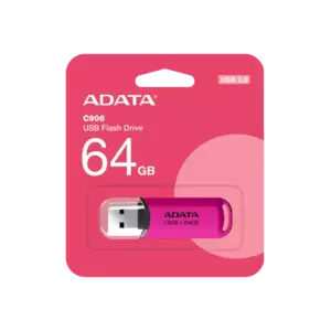 Flash Drive A-Data C906 USB 2.0 64GB Pink imagine