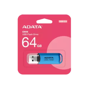 Flash Drive A-Data C906 USB 2.0 64GB Blue imagine